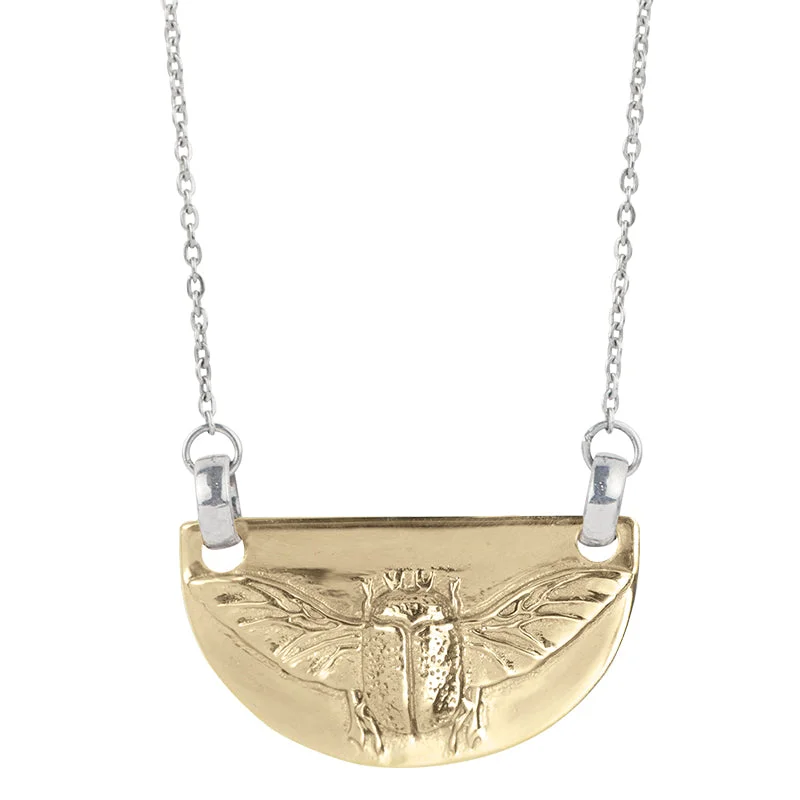 cute pendant necklace for women-Lucky Scarab Necklace