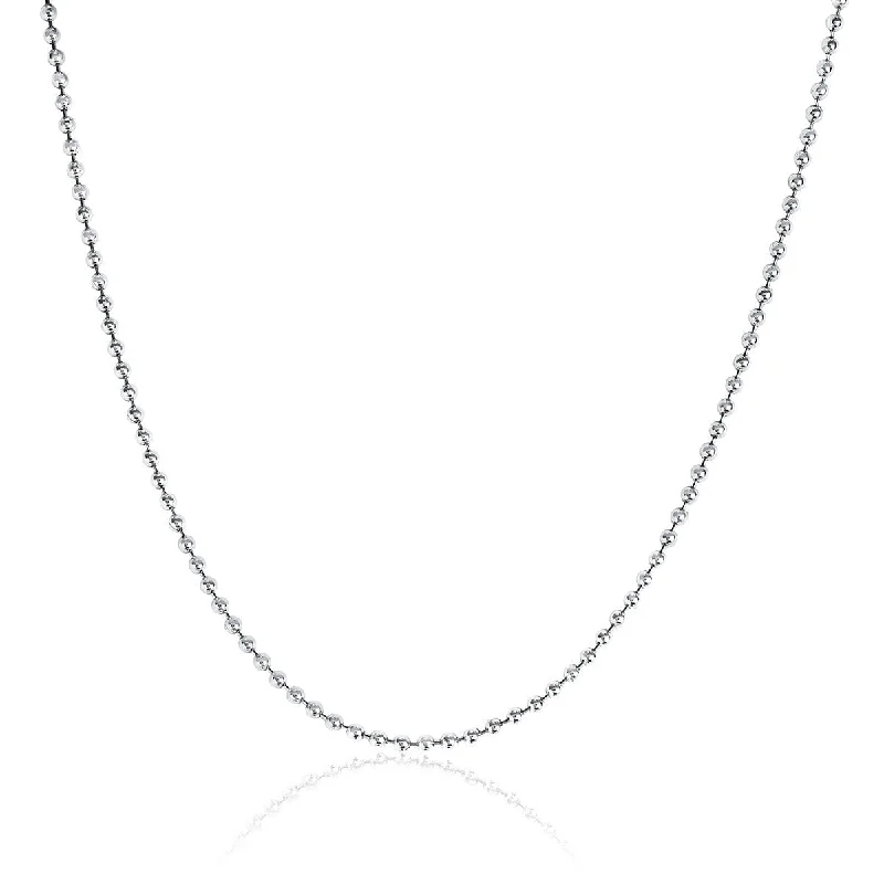 choker necklace for women-Men's Ball Chain Necklace