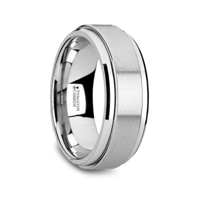 antique engagement rings for women-REVOLUTION Tungsten Carbide Spinning Band - 8mm