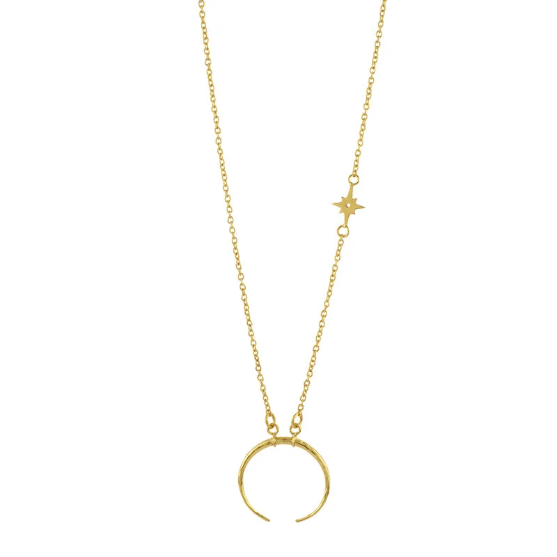 clasp necklace for women-Petite Constellation Necklace in Gold