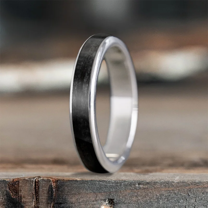 stacking rings for women-Custom Design - Ladies Single Inlay Ring cOjx12_MkhNSmrYSiw7C1UI6