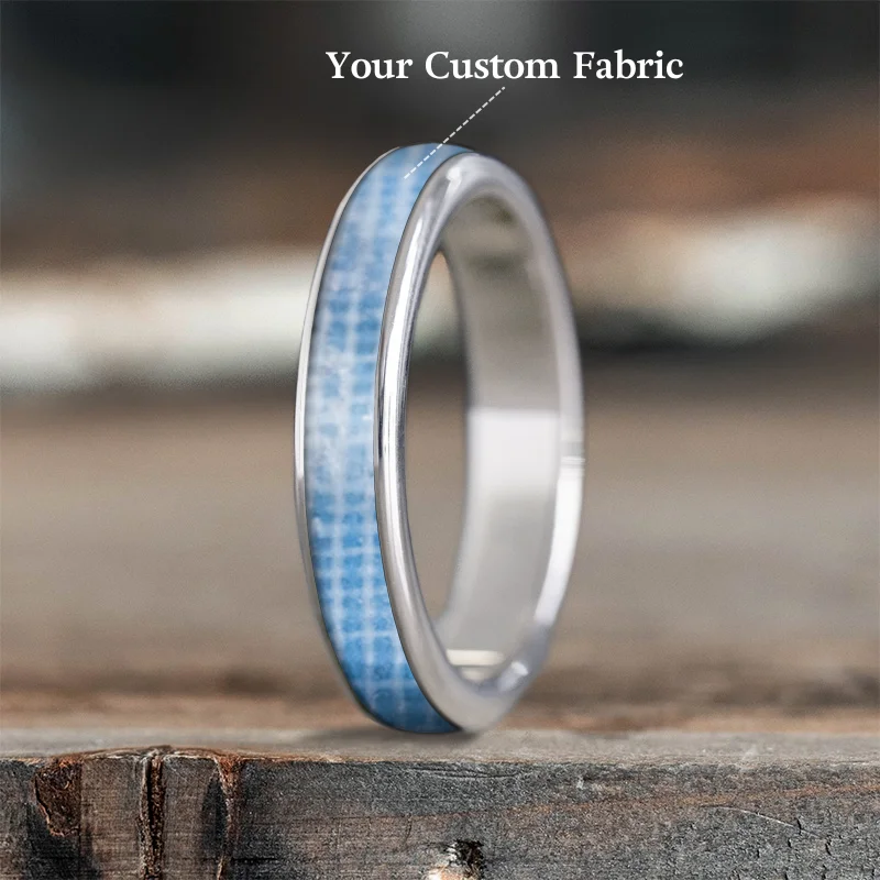 wedding ring for women-Custom Design - Ladies Single Inlay Ring wees457k7q_idyTXjBgOF2dI