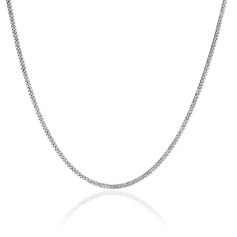 infinity necklace for women-Men's Medium Cuban Chain Necklace