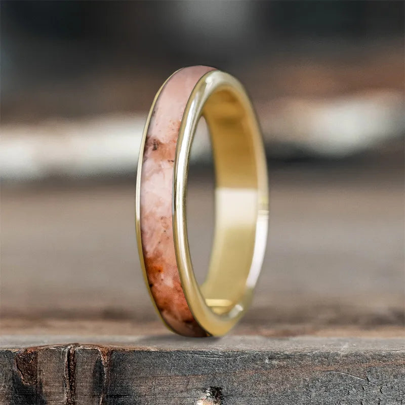 unique ring for women-Custom Design - Ladies Single Inlay Ring TaEwPmLMa79FwacdEQH72-cN