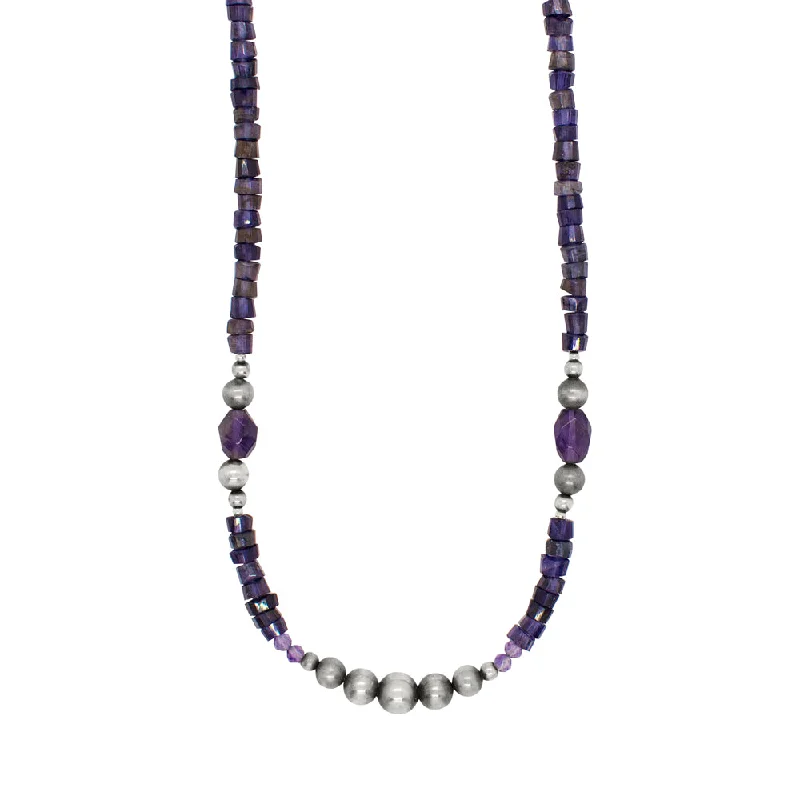 chunky necklace for women-Midnight Bonfire Necklace   | Available to ship January 28, 2025