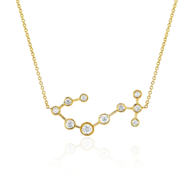 chain link necklace for women-Scorpio Constellation Necklace