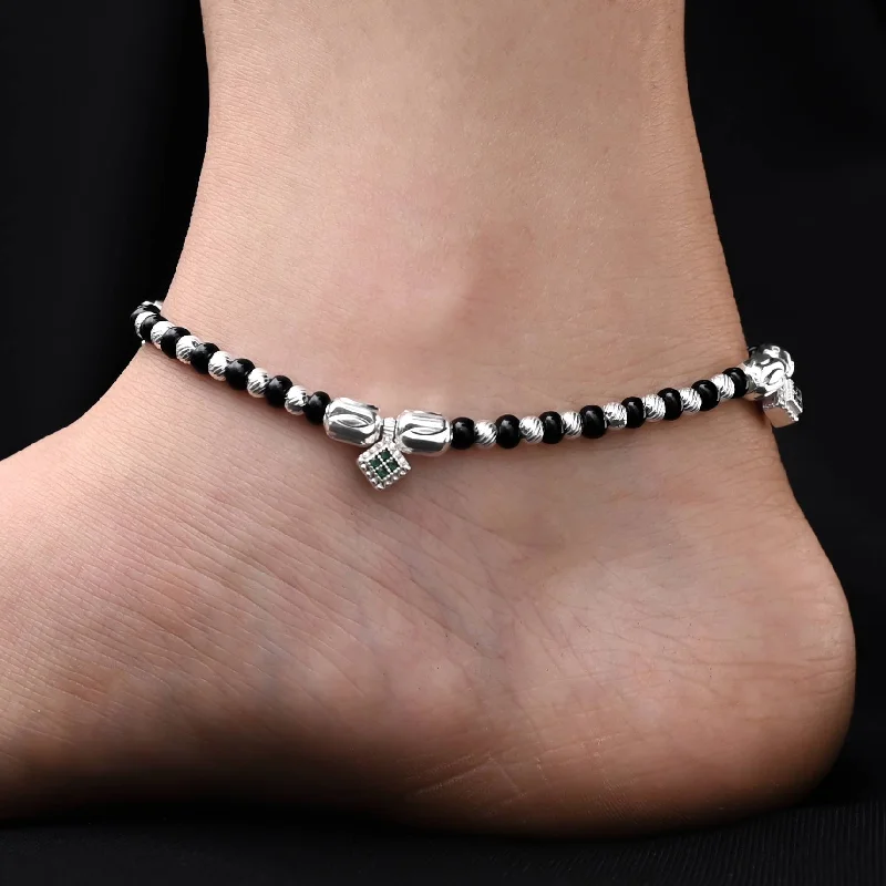 luxury anklets for women-Silver Exclusive "Flawless Style" Anklets for Girls