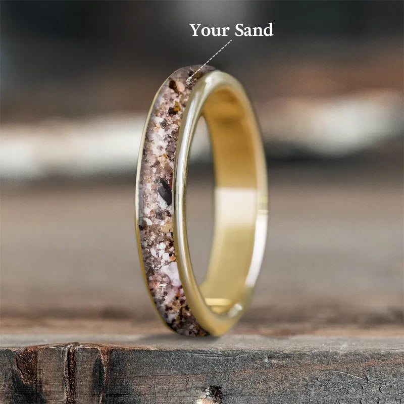 engagement ring for women-Custom Design - Ladies Single Inlay Ring IzukCna2qW1jvyXBItt4qSBK