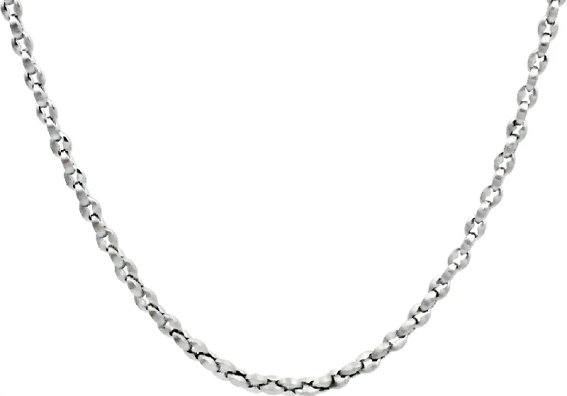 minimalist necklace for women-Mens Stainless Steel Link Chain Necklace