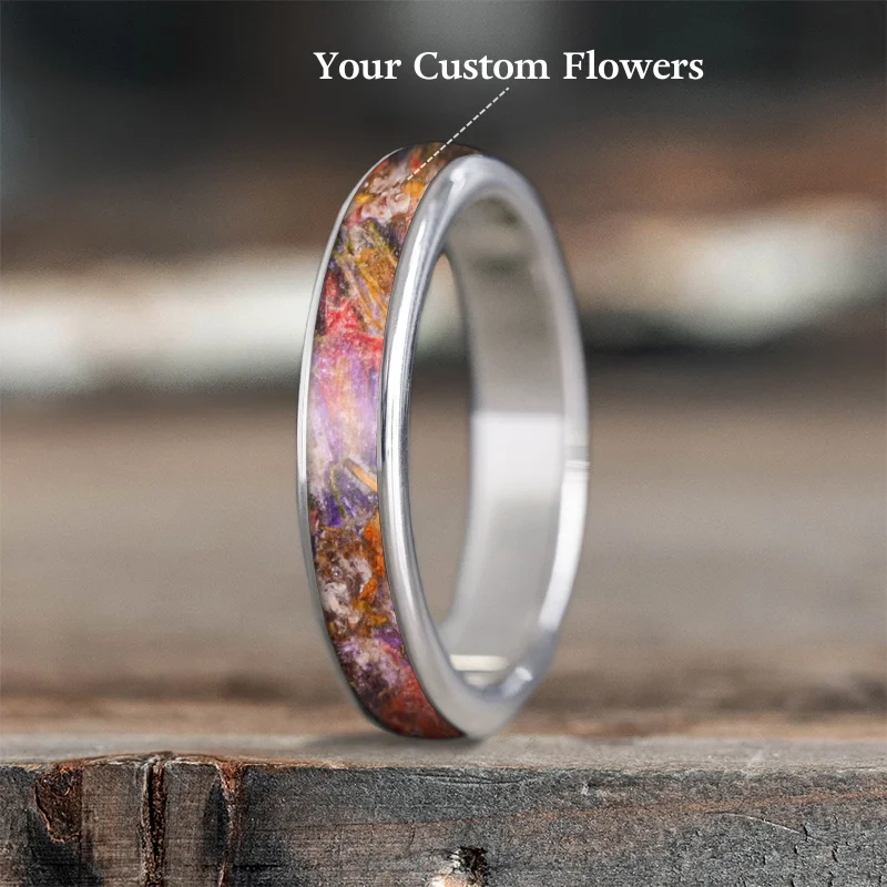 promise ring for women-Custom Design - Ladies Single Inlay Ring nu-_NpsPFXyk8w0VAT5IB91M