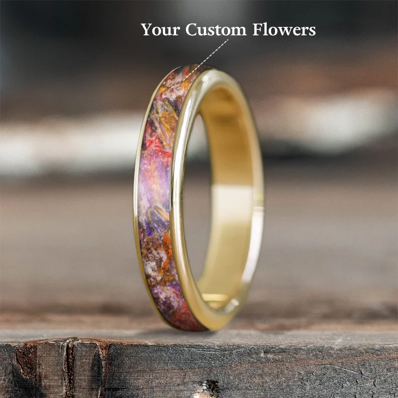 birthstone ring for women-Custom Design - Ladies Single Inlay Ring Srrv9vDeuASyu9KdadDqtIct