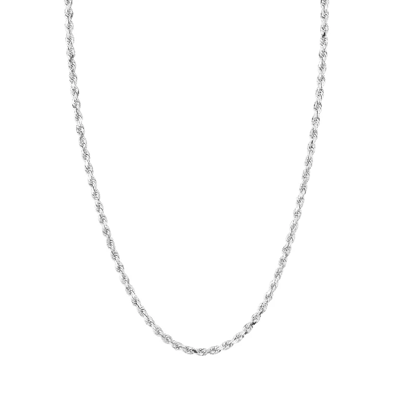 silver chain necklace for women-Men's Rope Chain | Ready to Ship