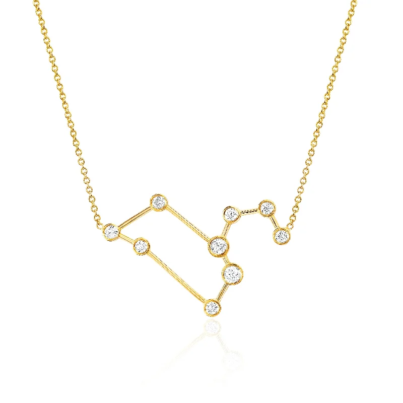 infinity pendant necklace for women-Leo Constellation Necklace