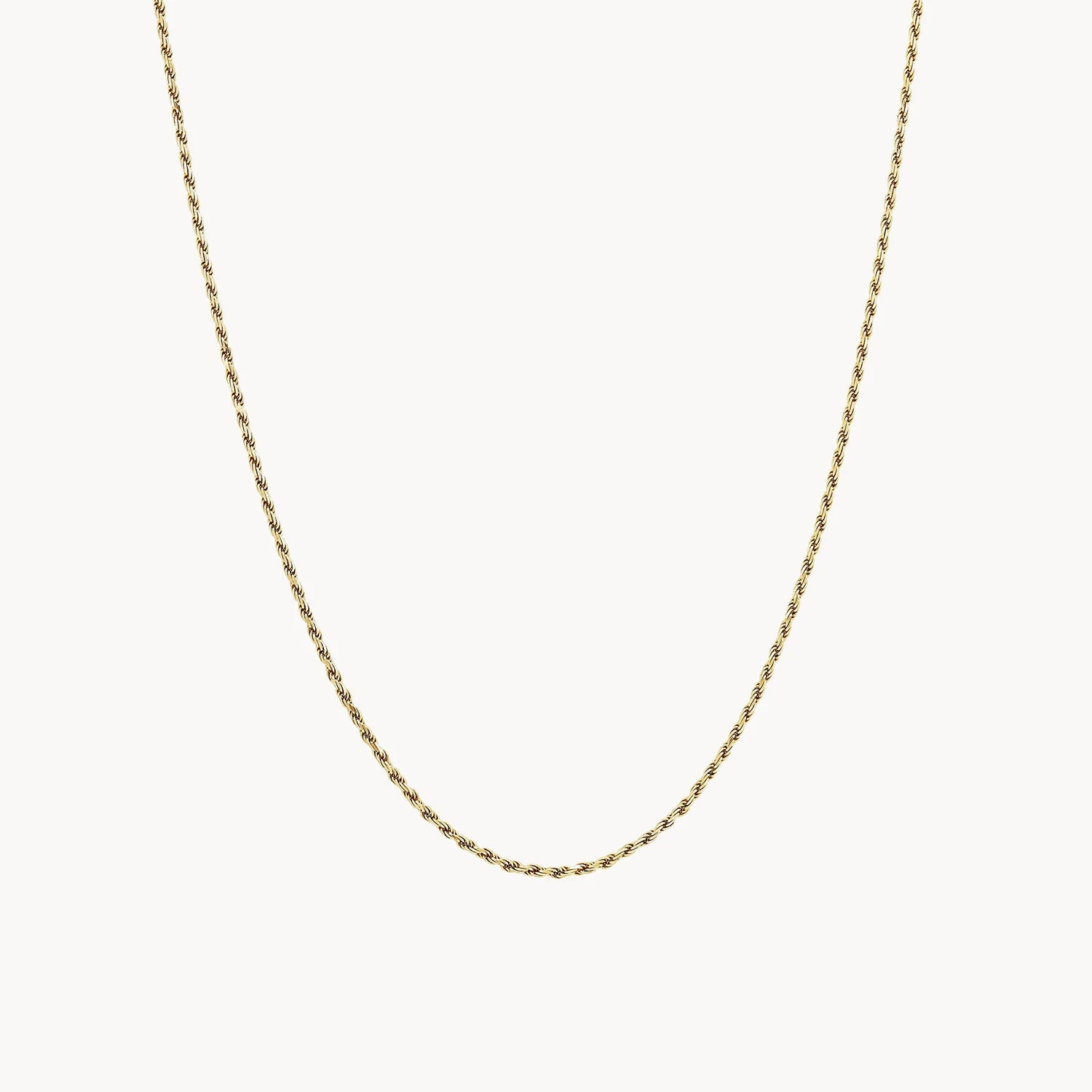 unique necklace for women-Lasso necklace - 14k yellow gold