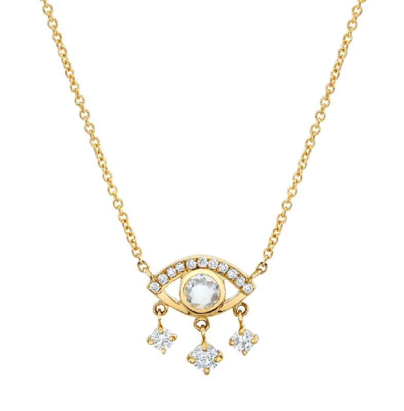 royal necklace for women-Diamond Eye of Emotions Necklace