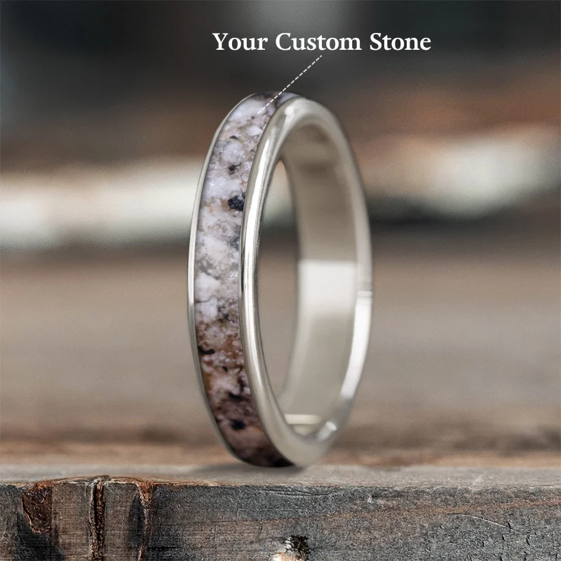 round cut ring for women-Custom Design - Ladies Single Inlay Ring q28qlcKp53LVzJZZ2LGVl_qa