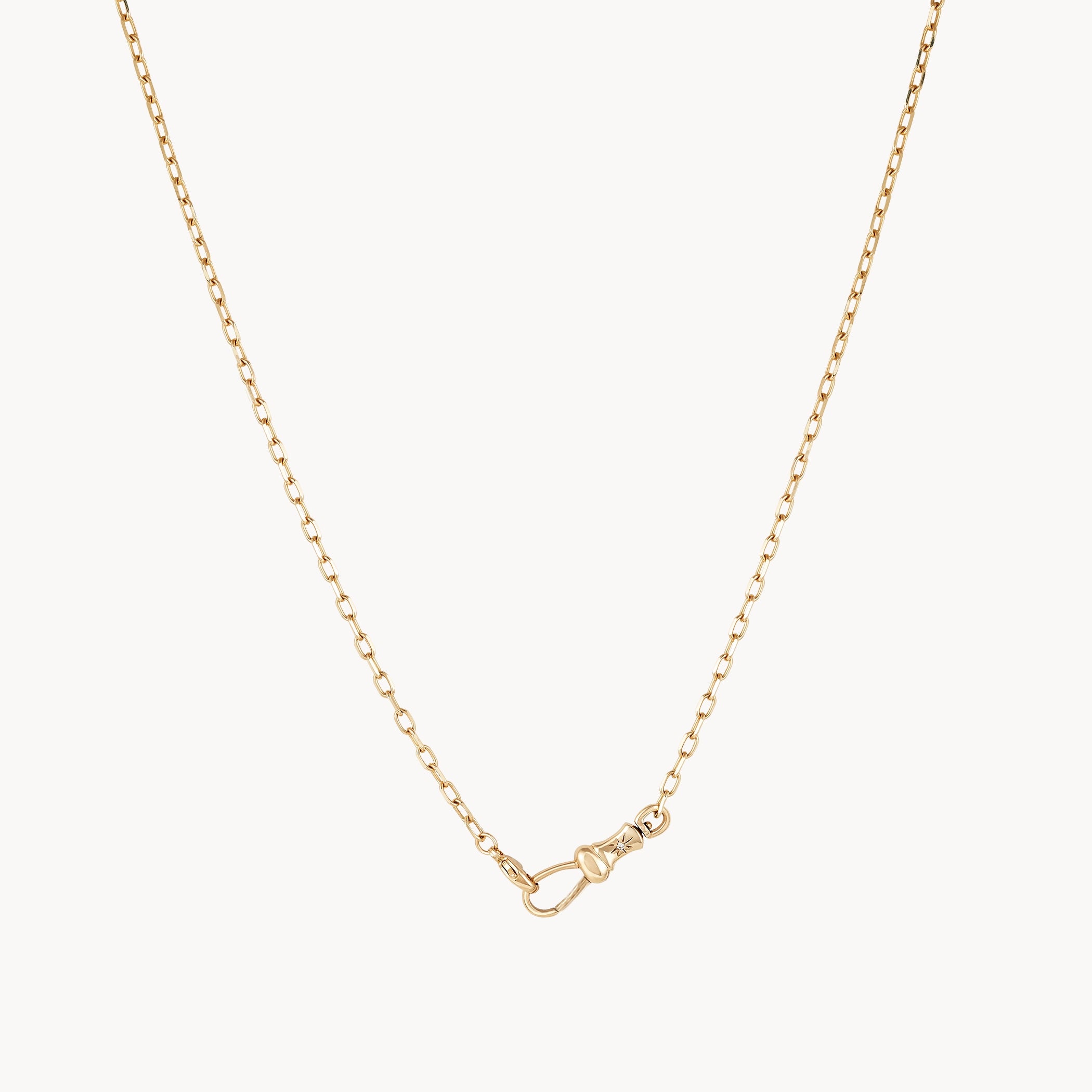 anniversary necklace for women-magic maker charm collector clasp necklace - 10k yellow gold, diamonds