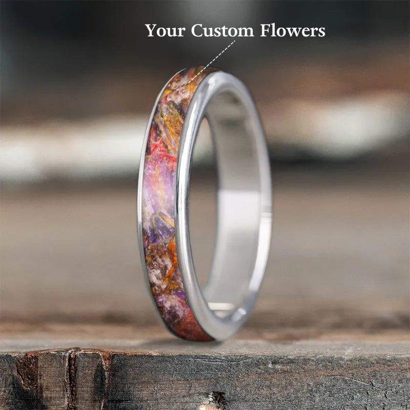 cushion cut ring for women-Custom Design - Ladies Single Inlay Ring rnrmcAqU3IoXSVCEunY7Y5Fk