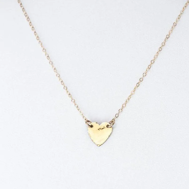 floral necklace for women-Bethany Heart Necklace