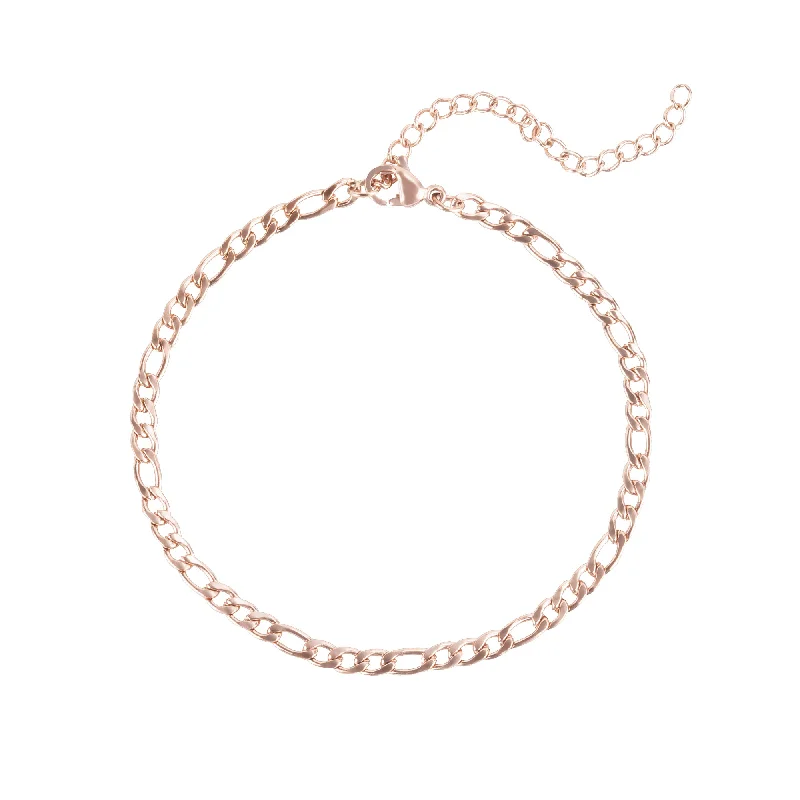 thin anklets for women-Figaro anklet