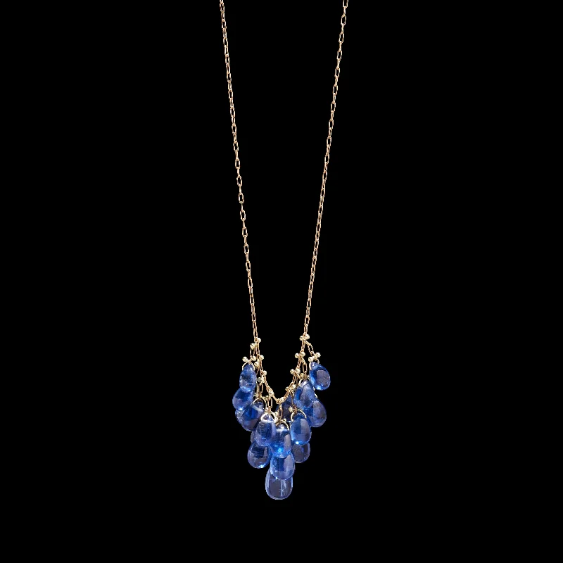 matching necklace for women-Kyonite Waterfall Necklace