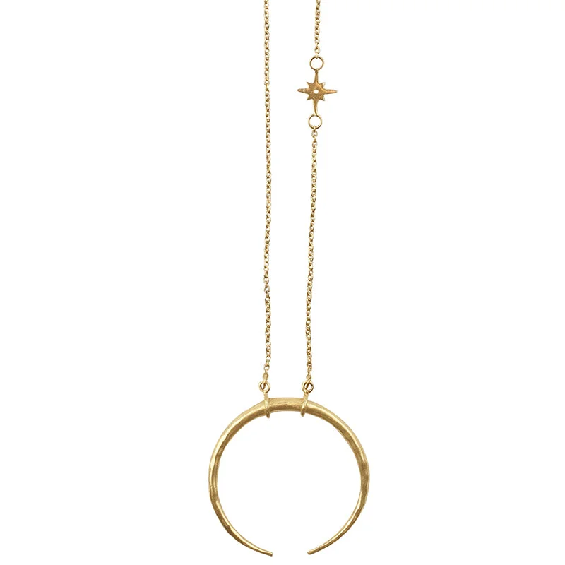 evening necklace for women-Constellation Necklace in Gold