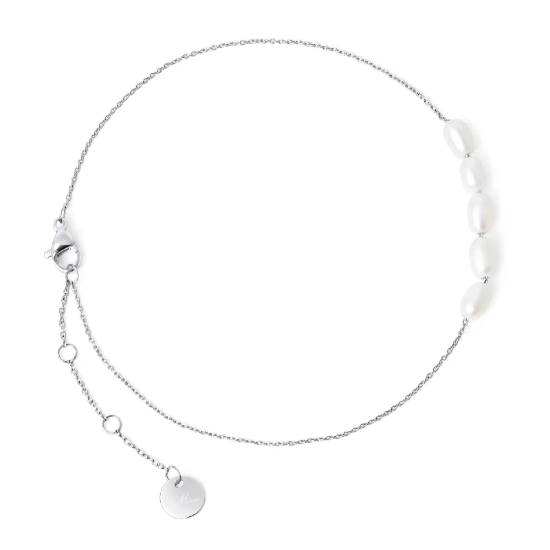 anklets with rhinestones for women-Adrienne Anklet